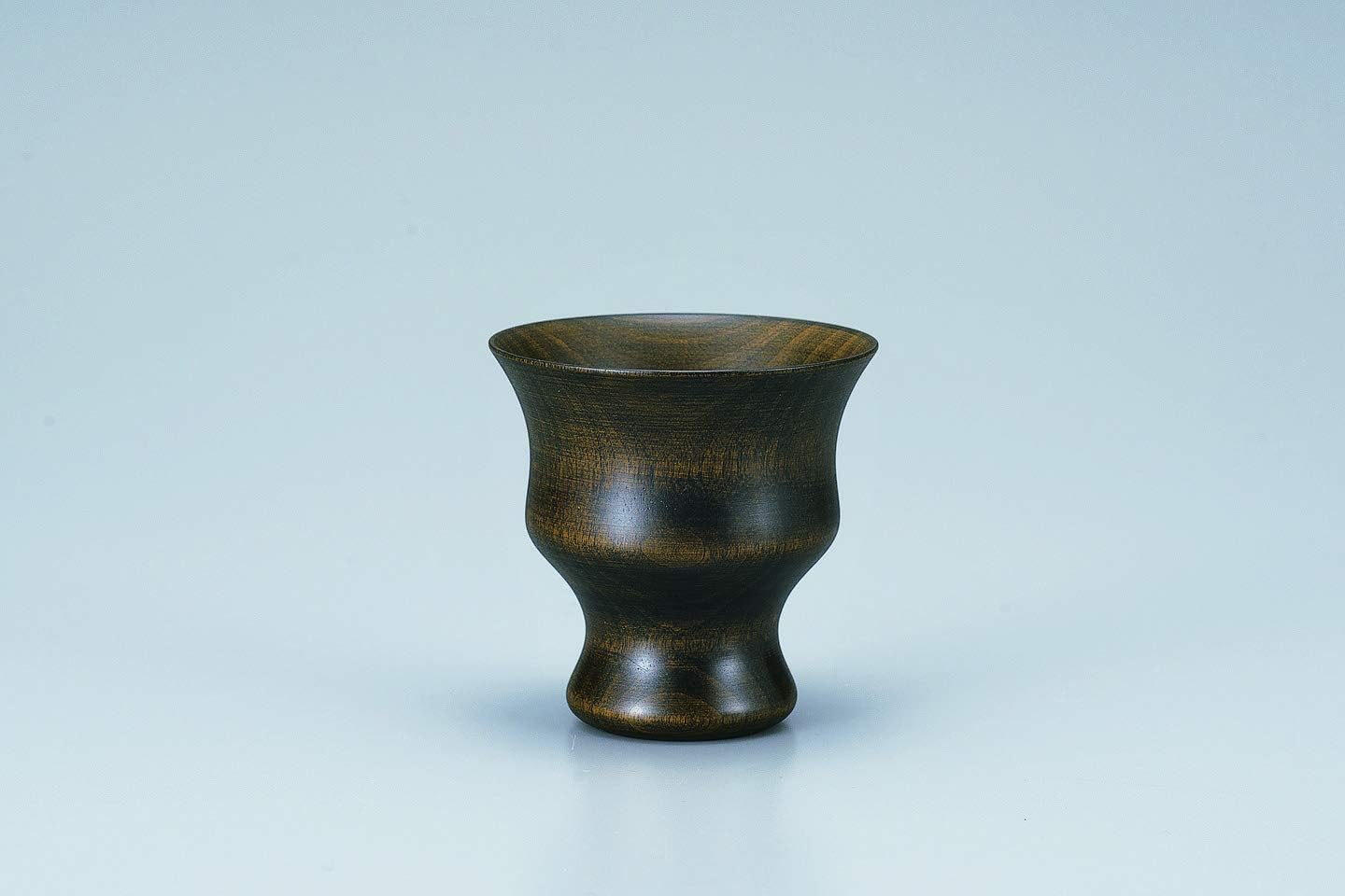 Tsuchiya Lacquerware 34-1515 FORM Sake Cup, Black, Diameter 2.8 inches (7.0 cm), Wooden Pot, Tin Black