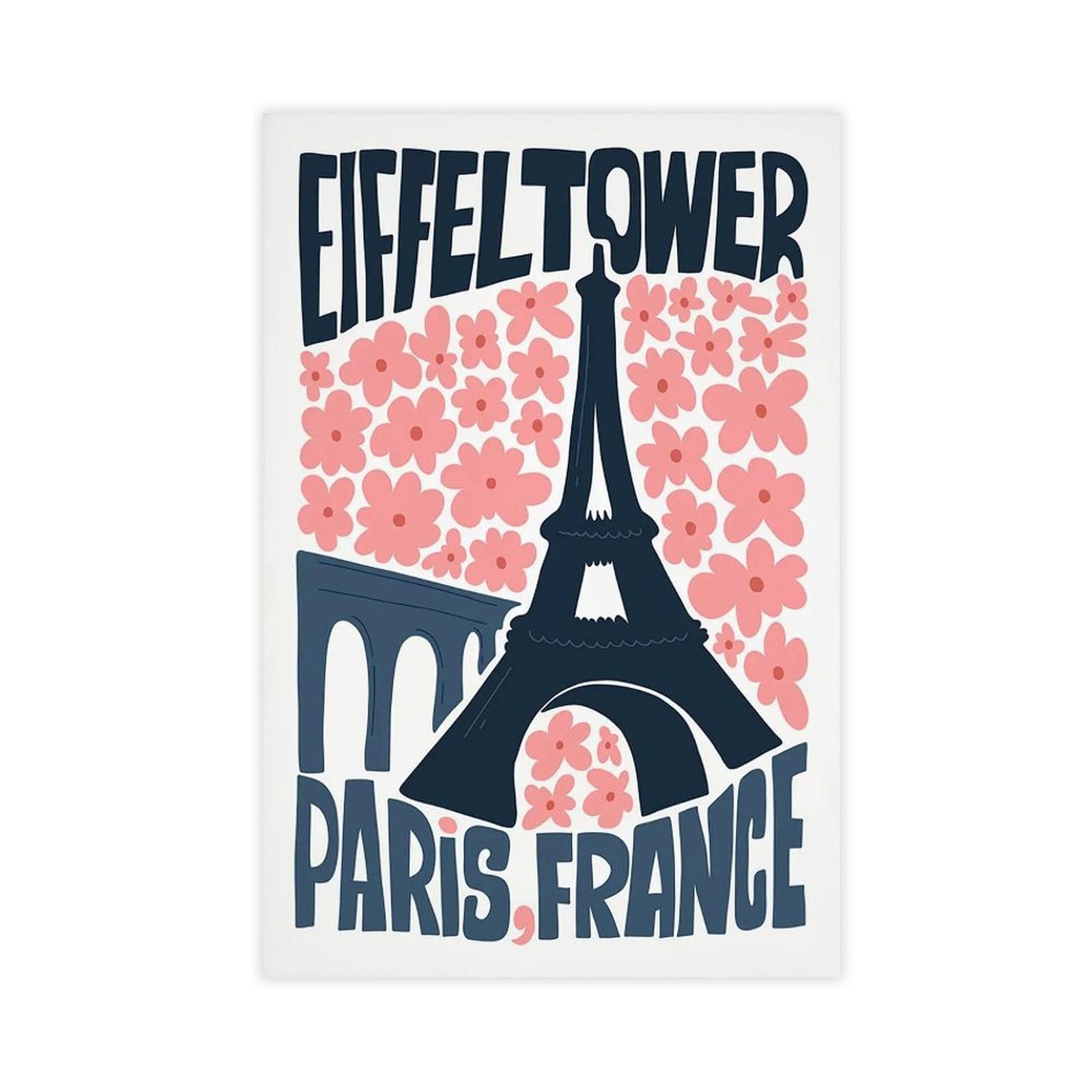 Eiffel Tower Paris Canvas Poster for Bedroom Decor Gift