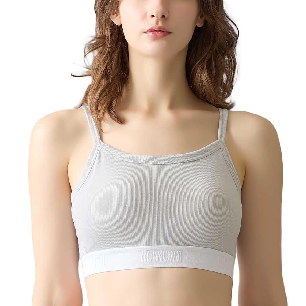 Amazon | ハーフトップブラ BODYWILD(ボディワイルド) 綿混 ソフトな