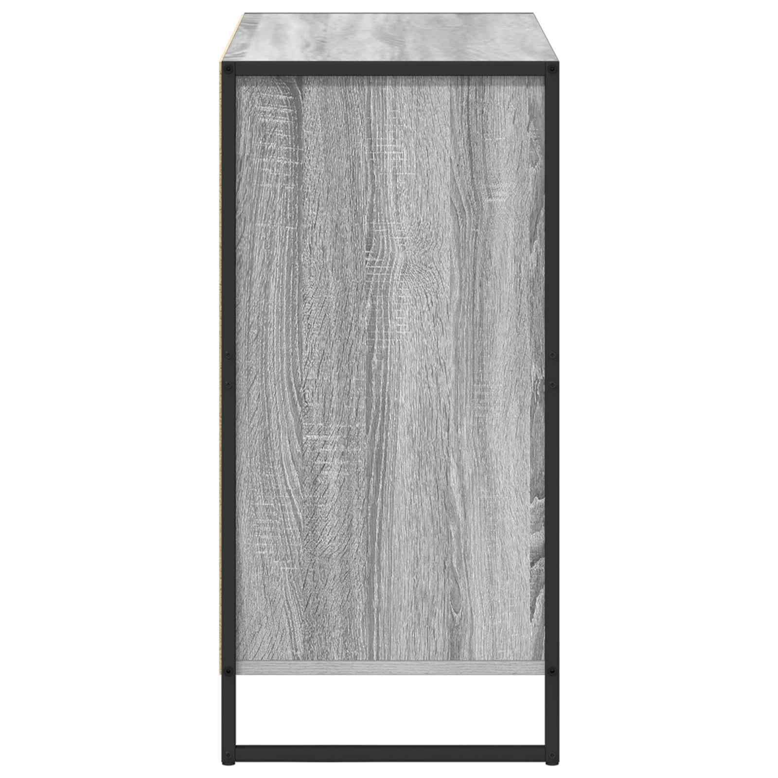 Credenza grigio Sonoma, 79 x 36 x 75,5 cm, in legno