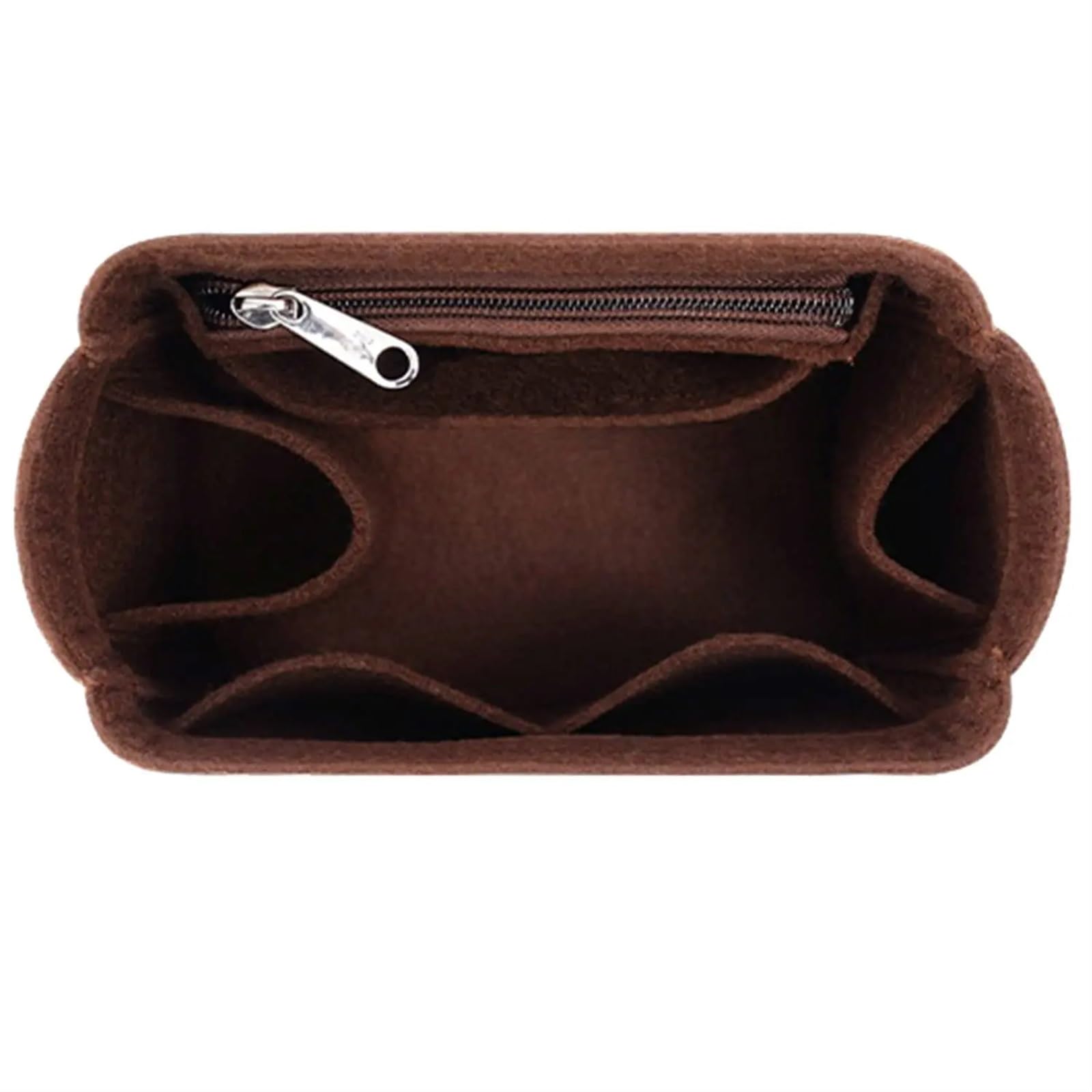 Inserto Organizador de Bolsa de Fieltro, Bolsa organizadora, Inserto for Mochila, Bolsa Interior Grande en Bolsa(Beige,M(22-17-21cm))