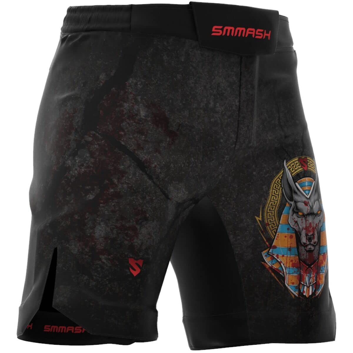 SMMASH Murk Professioneel Ultra Licht MMA Shorts voor Heren, Sport Shorts voor Mannen, Boxing, UFC, Crossfit, Gym, Ademend en Antibacterieel Materiaal, Gemaakt in de Europese Unie (XXL