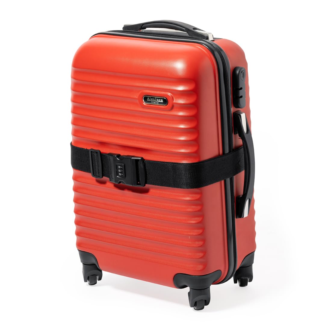 2 Pièces Sangle Valise, Sangle Valise Voyage Avec Code Sangles à Bagage Réglables Accrocheuses Sangles De Valise Pour Valise Bagage Sac De Voyage ( Rose