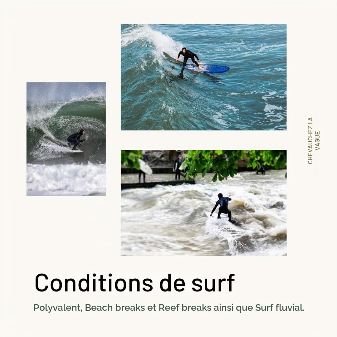 FCS Surfboard Thruster Fin Set with Fin Key - Dérives pour Planche de Surf et Sup - Size G5 Medium
