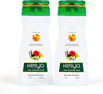 - Kesya Scalp Care Shampoo 200ml (Pack of 2) | Ayurvedic Hair Fall Control | Anti-Dandruff Shampoo | Nourishing Herbal Cleanser | Hibiscus, Amla, Bhringaraj | Daily use shampoo