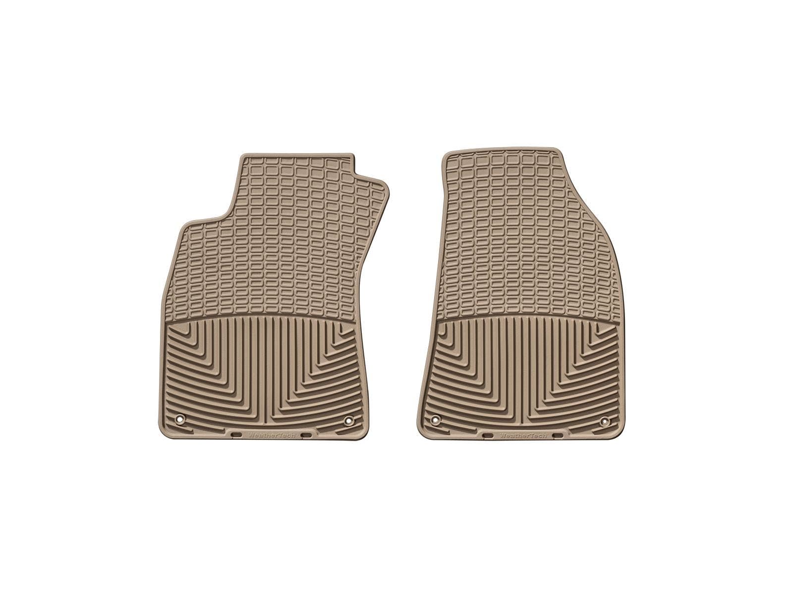 WeatherTech All-Weather Floor Mats for Audi A4, S4-1st Row (W67TN), Tan