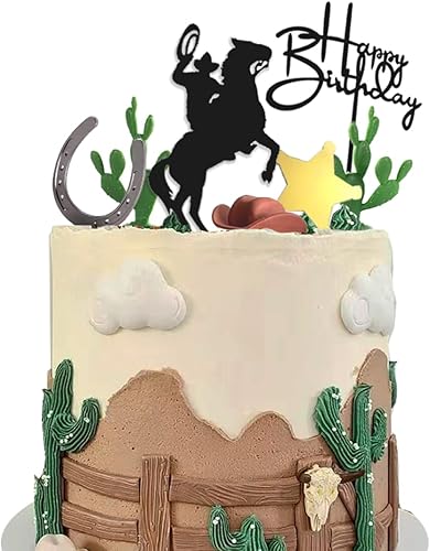 Sombrero de vaquero para tartas de vaquero, decoración de pastel de vaquero occidental, cumpleaños para fiestas temáticas occidentales, suministros