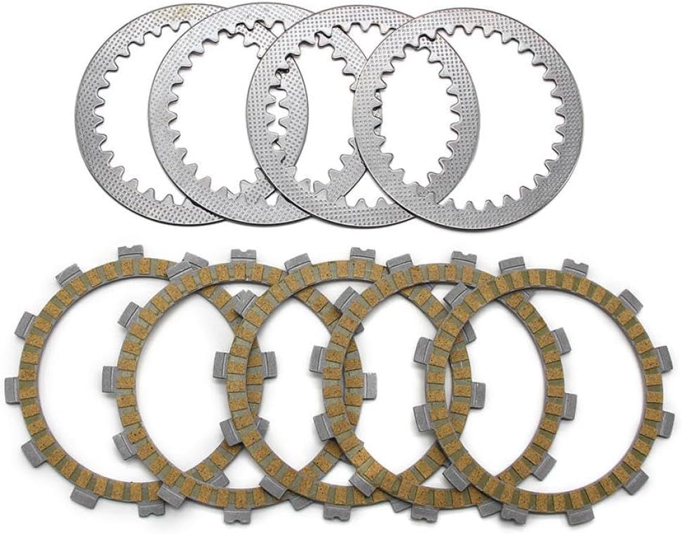 Universal Motorcycle Clutch Friction Disc Plate Kit Compatible With SACHS XTC125 X Road 125 DRZ125 DR125 SZ SD SE SF SH SJ DF125 DR125SE Aftermarket Replacement