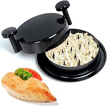 FUNOWN Chicken Shredder Shred Machine, Chicken Shredder Tool Twist, Meat Shredder Kitchen Gadgets for Pork, Beef and Chicken (Black)