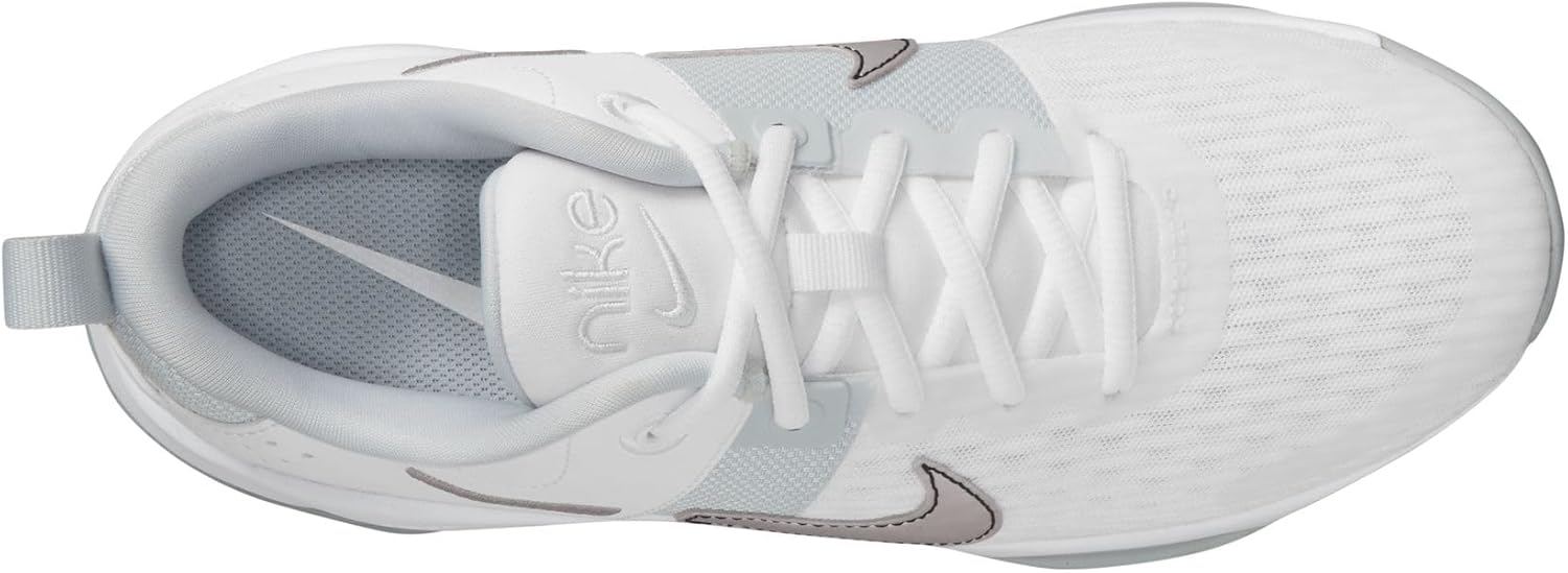 Nike Women's Modern Low-Top Sneakers, White Silver White Metallic Silver Pure Platinum, 9