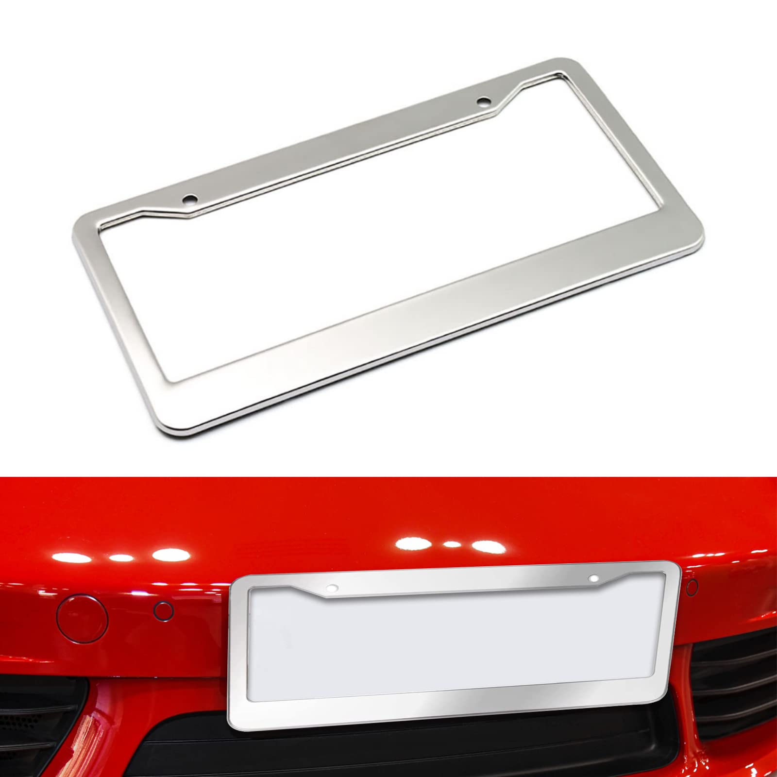 車用プレート鏡面