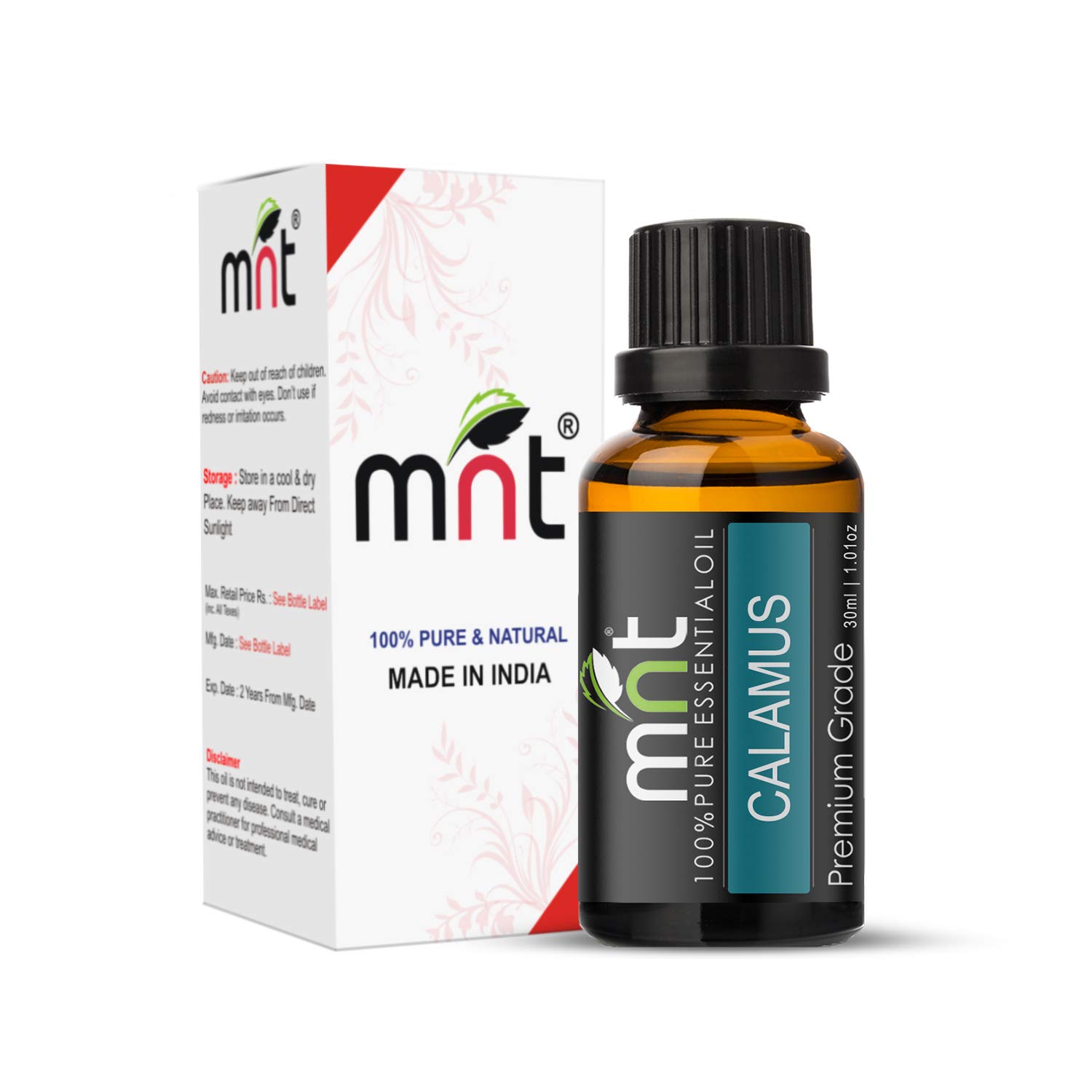 MNT Calamus Essential Oil 100% Pure Natural & Therapeutic Grade For Aromatherapy, Skin, Acne & Hair Growth (30ML)-image-38