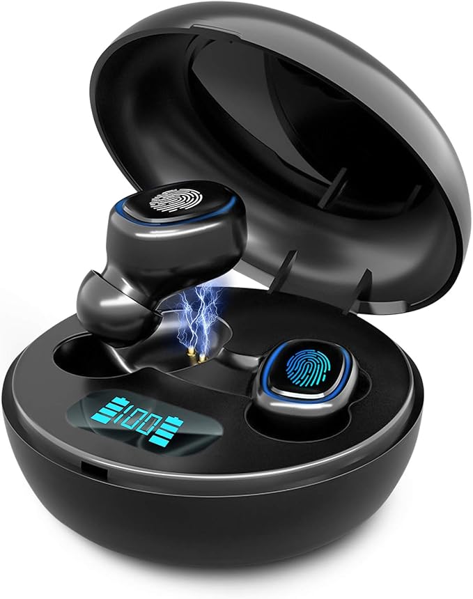 title=Cuffie Bluetooth Sport Auricolari Bluetooth 5.1 con Stereo Hi Fi, Cuffie