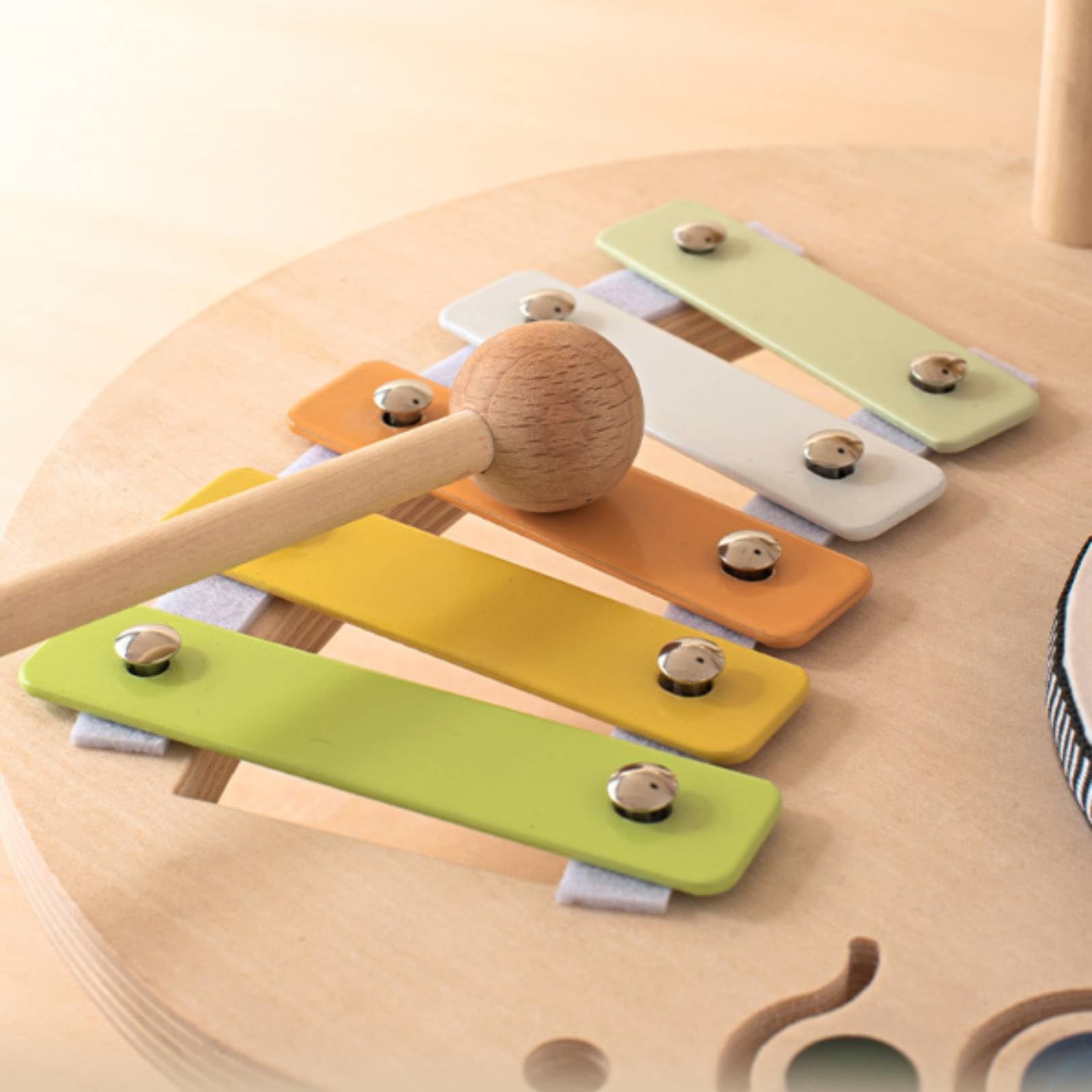 con Baquetas Estimulación Sensorial Juguete Musical Madera Mesa Actividades Musical para Niños