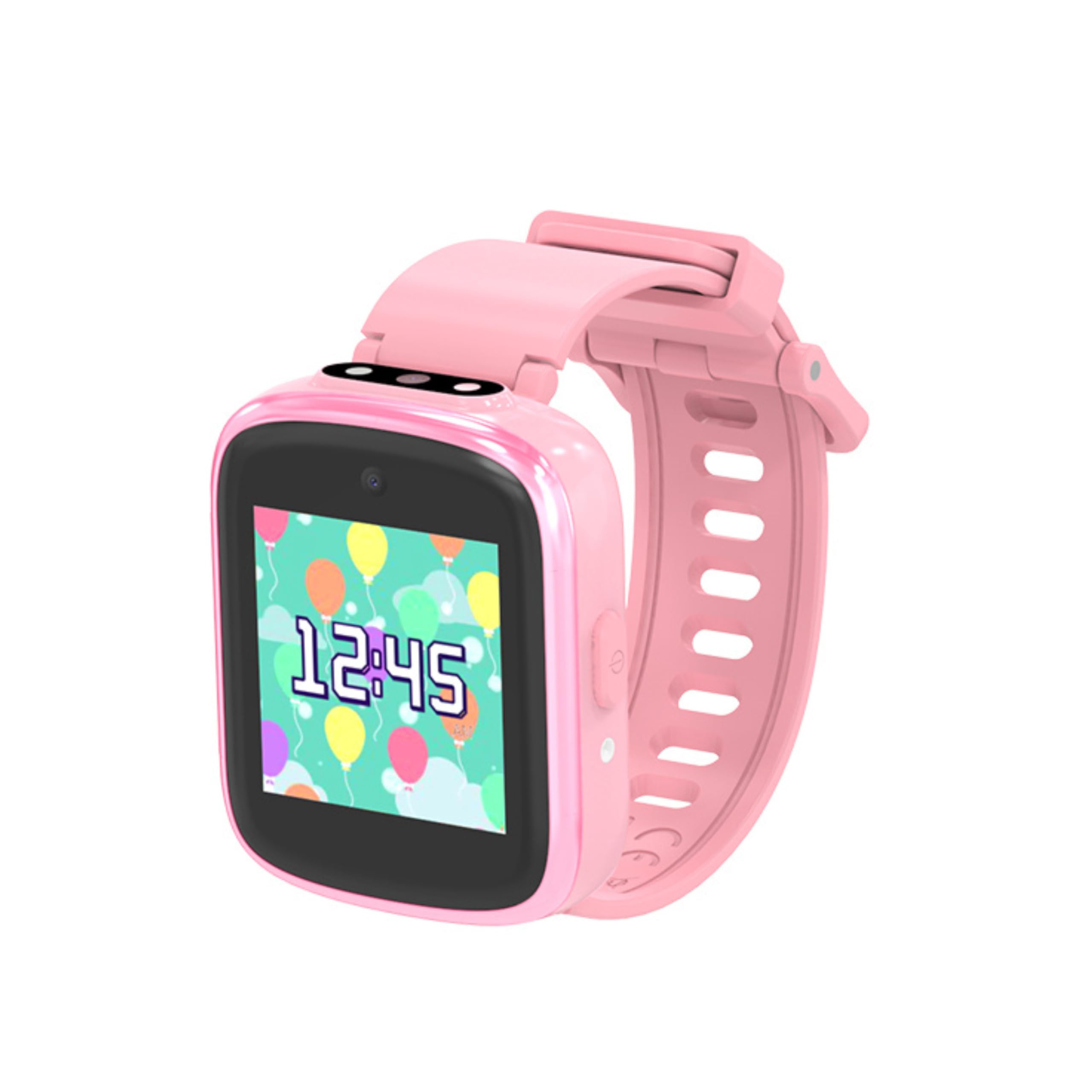 ODS Radiocom Smartwatch Rose étanche pour Enfants avec Double caméra, avec Lampe de Poche, mémoire Interne 512 Mo, résistante à l'eau IP66, Recharge magnétique