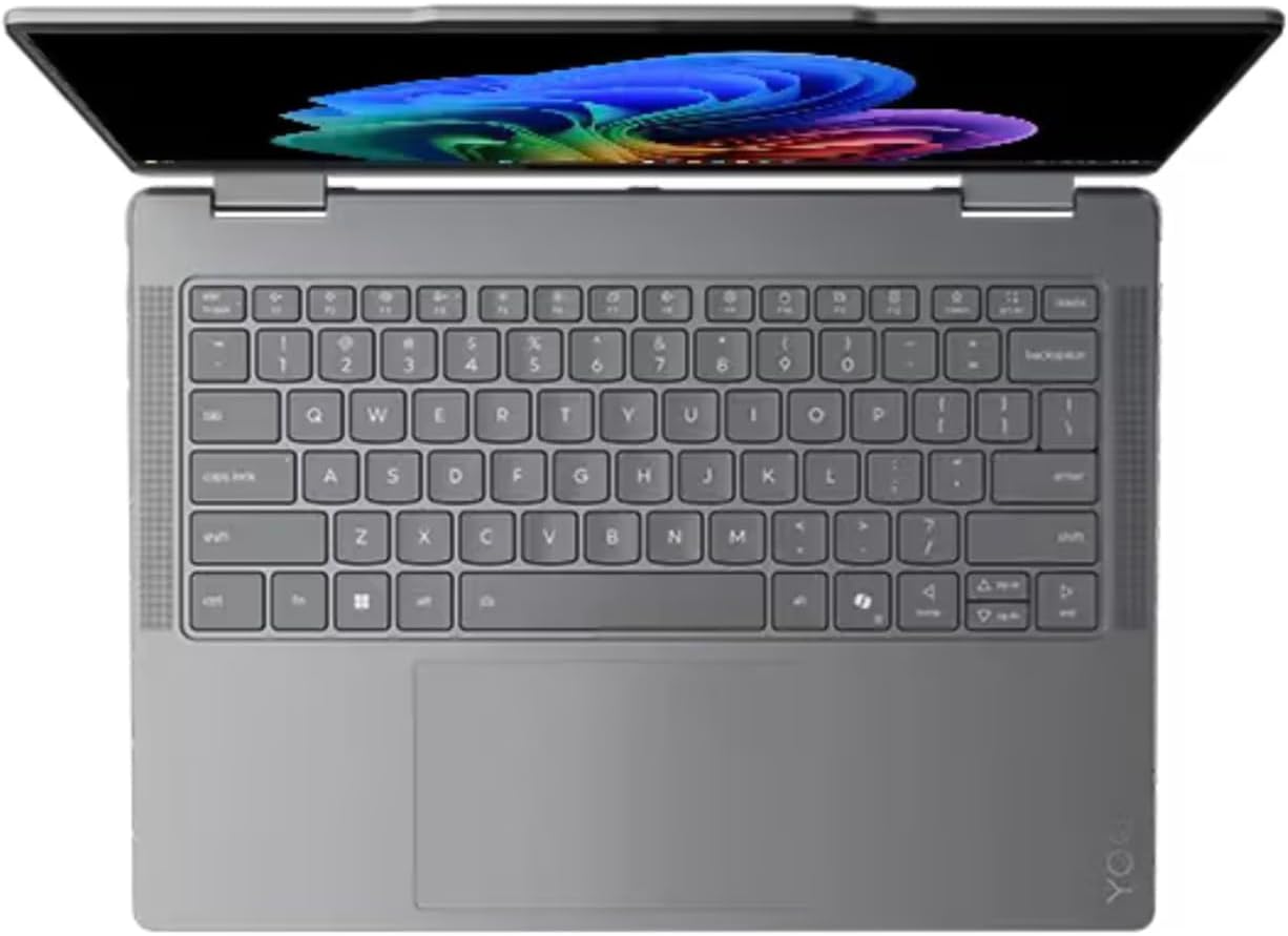 Lenovo Yoga 7i 2-in-1 Laptop with Intel Core Ultra 5 226V Processor, 14” WUXGA OLED 100%DCI-P3 HDR 500 TB Touch Display, 16GB Memory, 1TB SSD, Yoga Pen, Wi-Fi 7, FP Reader, and Win 11 Home 83JQ0001US