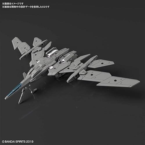 Miniatura 2 de Bandai Hobby - Misiones de 30 minutos - #02 Air Fighter (gris), Bandai Spirits 30MM 1/144 Kit de modelo de vehículo de armamento extendido