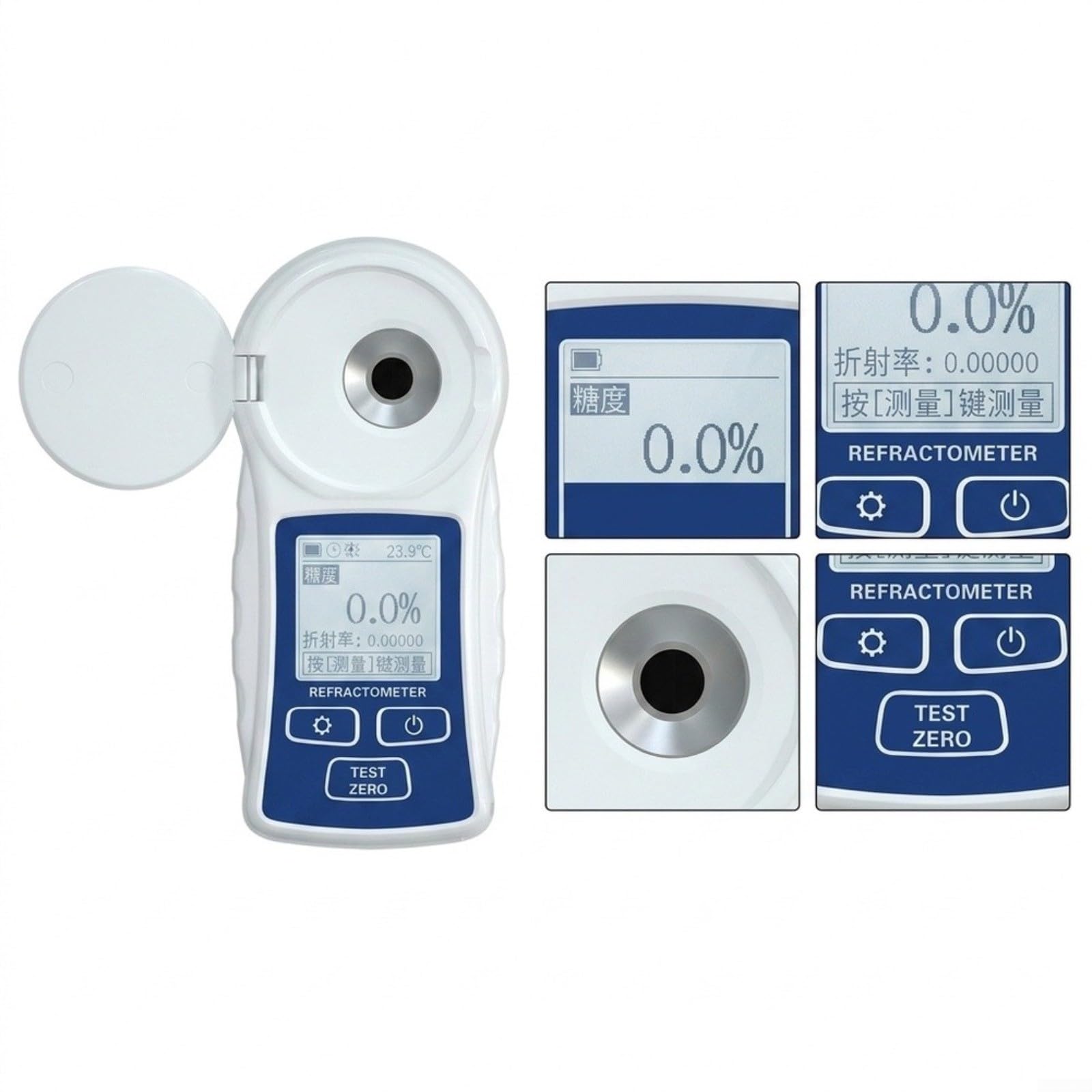Portable pour Brix Meter 0-55% pour la portée
