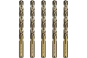 SALI 7/16" Cobalt Drill Bit Set for Hardened Metal and More