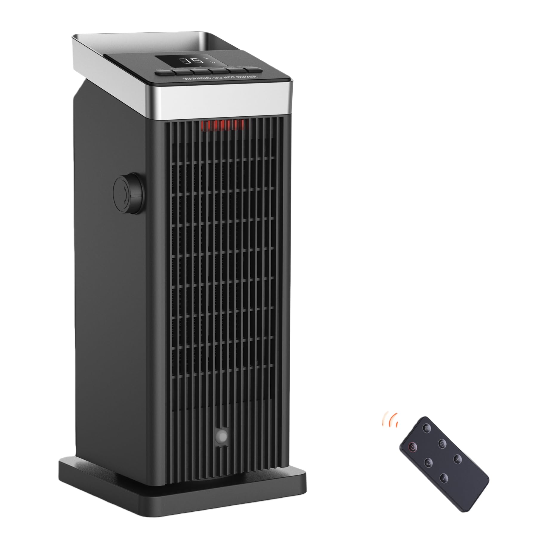 BREEZOME Space Heater for Indoor Use 1500W Fast Heating Electric Heater with Thermostat 90 Oscillating PTC Ceramic Heater