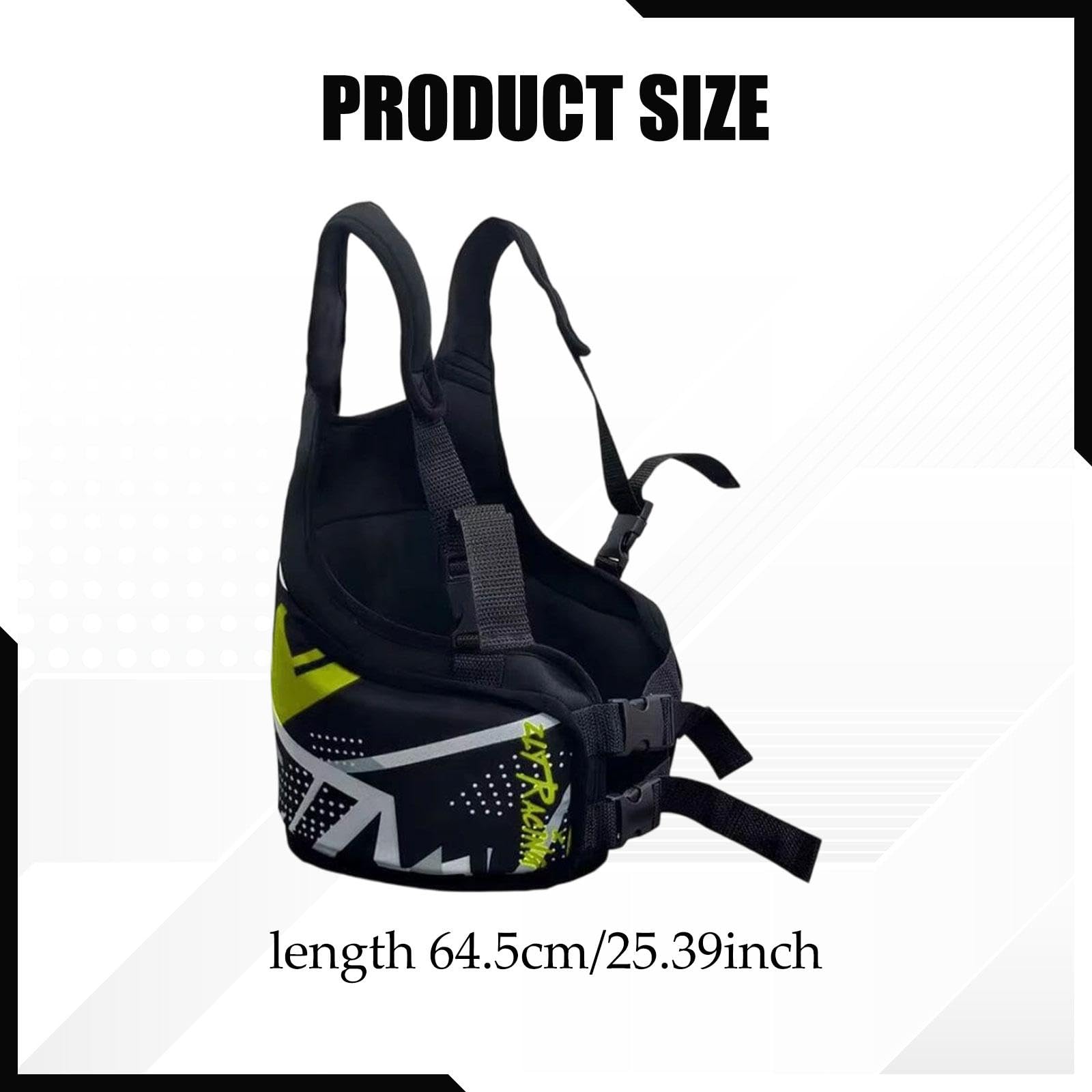 Karting Protezione Costole Bambini Gilet Protettivo Regolabile Ammortizzante Leggero Poliestere Comfort Traspirante Adatto per Corsa Go Kart