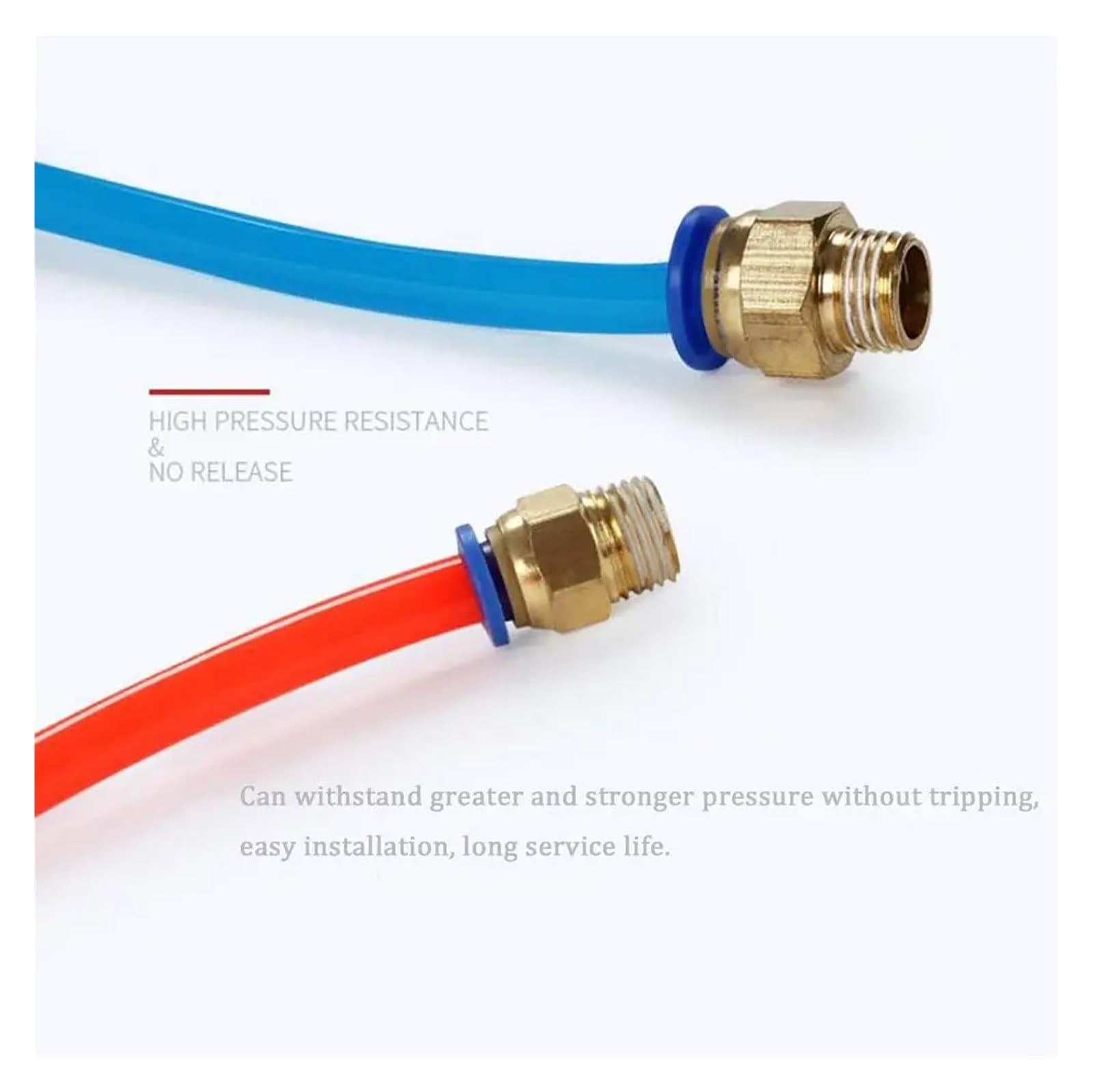50 piezas de conector rápido de conexión neumática de aire, rosca macho, tubo de manguera comprimida PC4-M5 PC6-01 PC8-02 PC10-03 PC12-04(PC12-03)