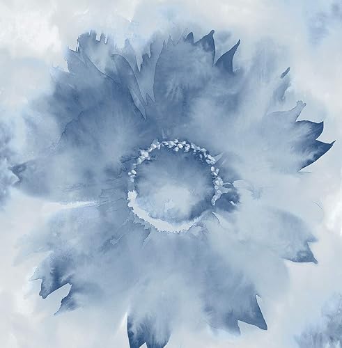 NextWall Papel tapiz de acuarela con diseño de girasol