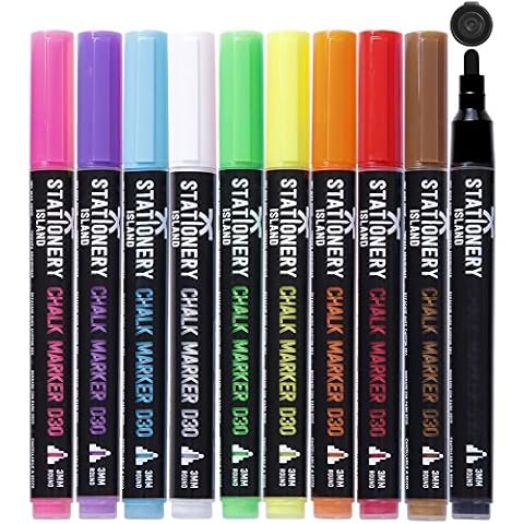 STATIONERY ISLAND Stylo Craie Effaçable Cover