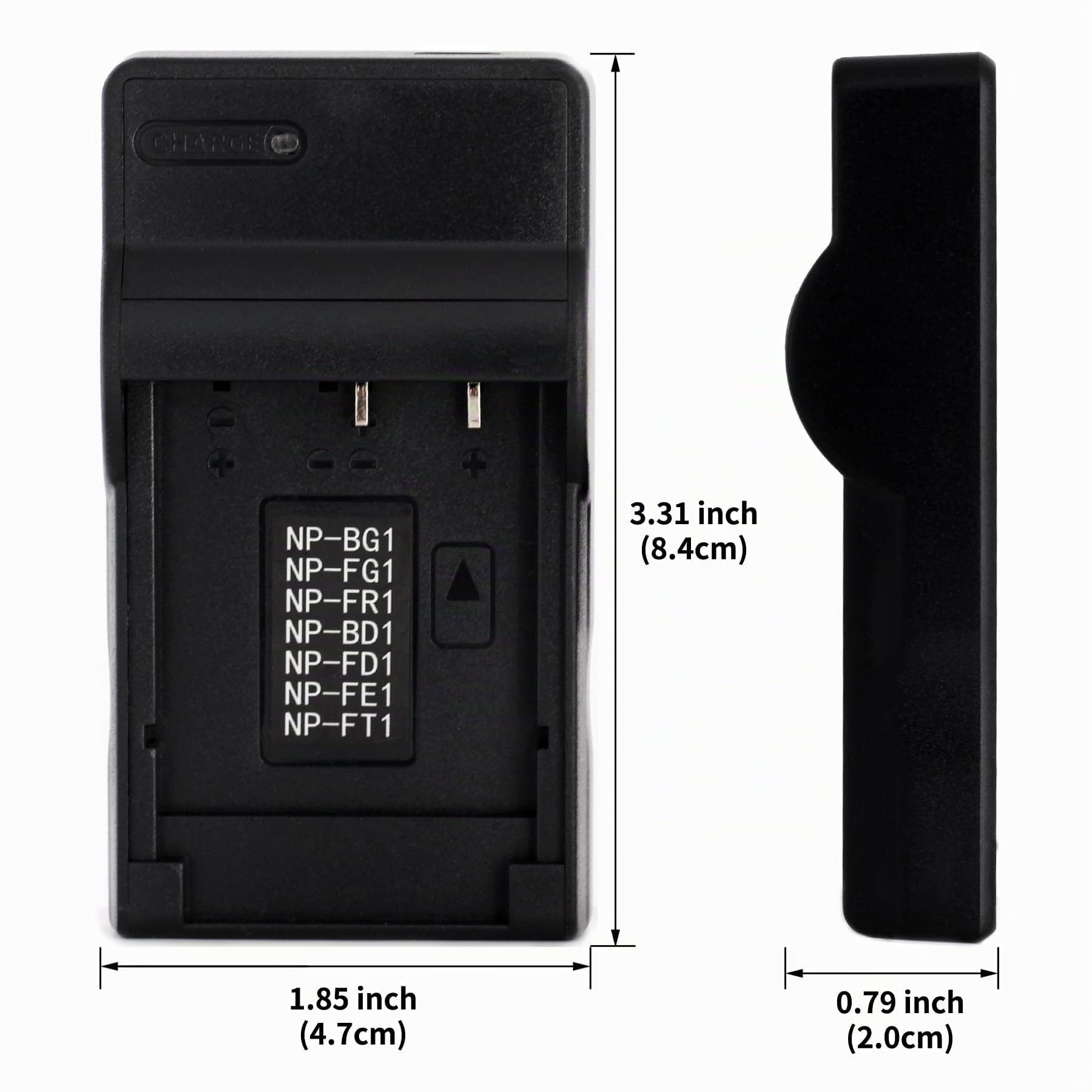 Norifon NP-BG1 USB Caricatore per Sony Cyber-shot DSC-H50 DSC-H55 DSC-H70 DSC-H90 DSC-HX30V DSC-HX5V DSC-HX7V DSC-HX9V DSC-W150 DSC-W290 DSC-W230 DSC-W220 DSC-W200 DSC-W300 DSC-W50 Fotocamera e Altro