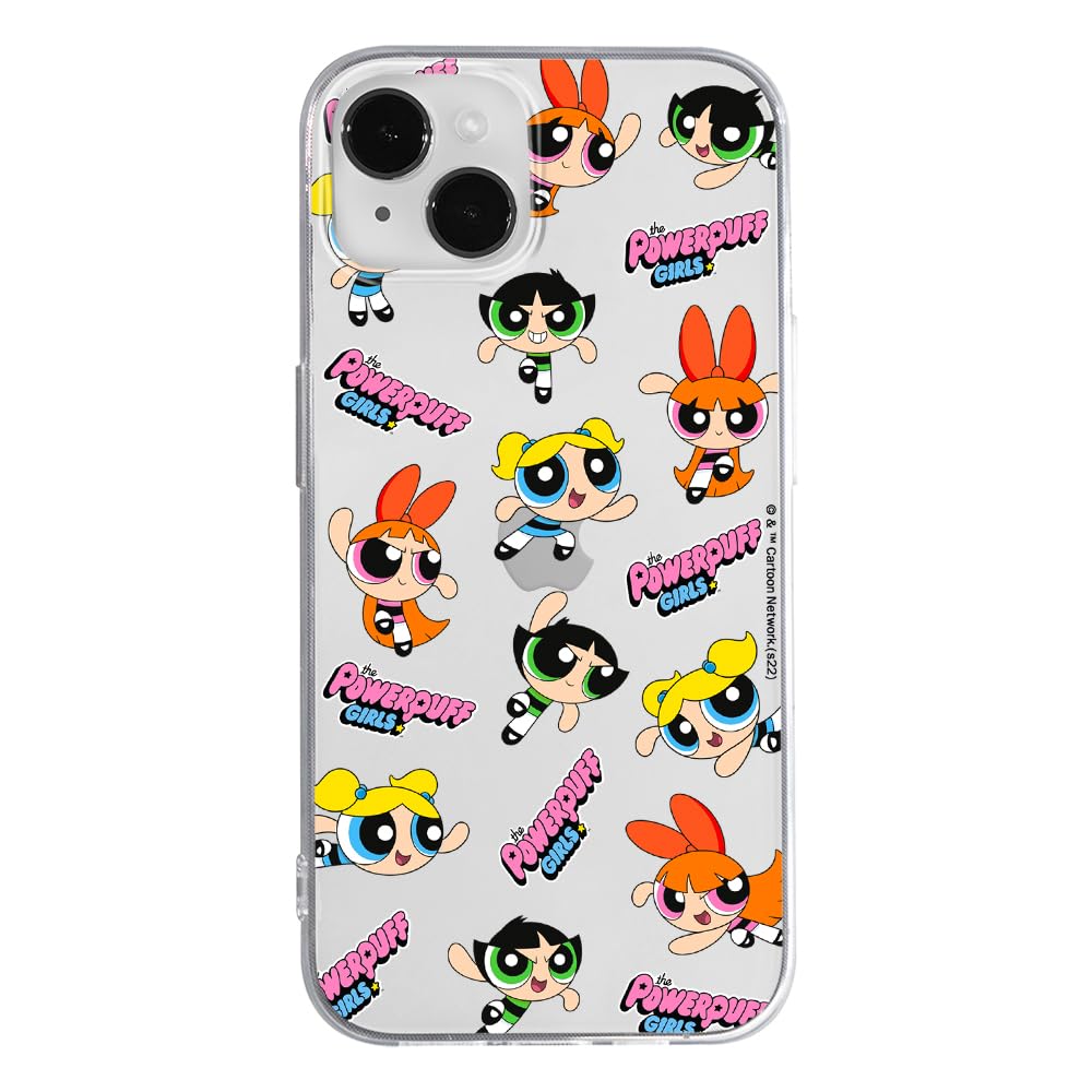 ERT GROUP mobile phone case for Iphone 14 PLUS original and officially Licensed The Powerpuff Girls pattern 028 optimally adapted to the shape of the mobile phone, partially transparent