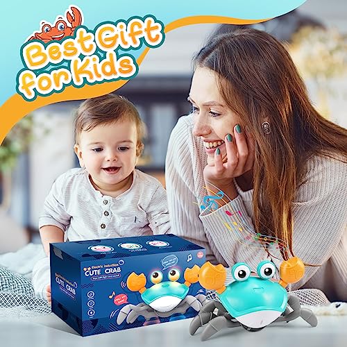 Toyzey Krabbe Baby Spielzeug, Spielzeug Junge Mädchen Krabbelspielzeug Baby Geschenke Für Kinder Geburtstag Cadeau Enfant 1 2 Ans Musikalische Tummy Time Toys