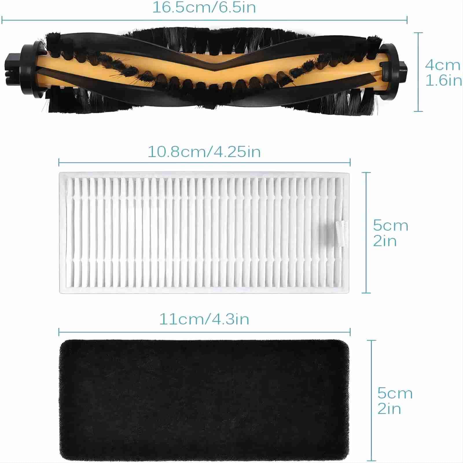 MaxDirect Kit Ricambio 21 Pezzi Per Conga Excellence 990 E Ecovacs Deebot N79/N79S: Spazzole, Filtri E Accessori