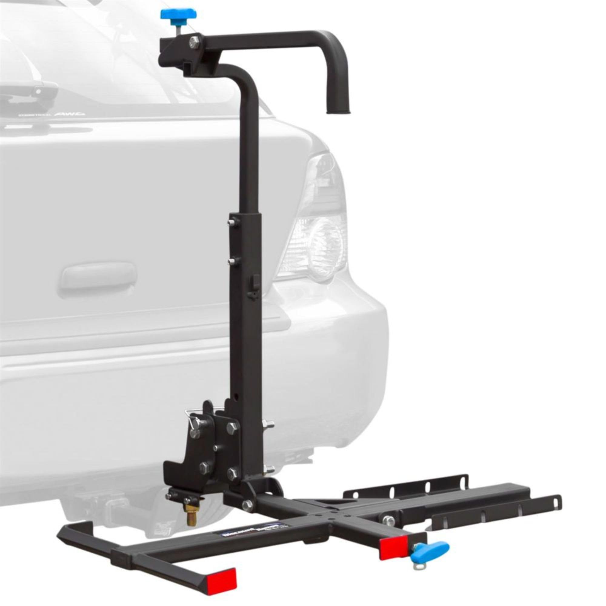 Manual Wheelchair Carrier Tilting Platform 100 lb Capacity Silver Spring product thumbnail 3