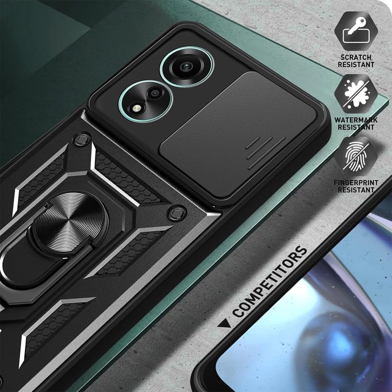 ConnectPoint Case for Oppo A58 4G, Shutter Case Heavy Duty Hard Tough - Image 4
