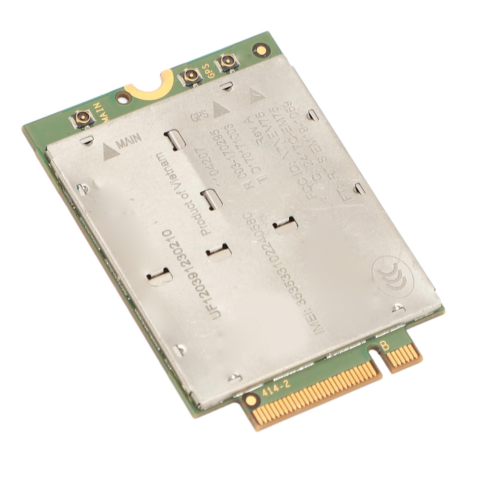 ASHATA Modem 4G EM7565 PCI Express M.2 Cat 12 Scheda di Rete 4G LTE Modulo Laptop NGFF Ad Alta velocità da 600 Mbps, Modulo Cellulare Global LTE Advanced Pro con 24 Bande GNSS