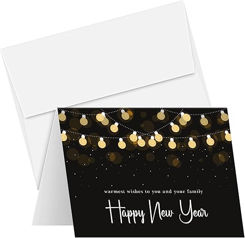 Más cálidos deseos para ti y tu familia, tarjetas de felicitación de feliz año nuevo 2024 – Navidad corporativa, negocios, invitaciones de fiesta,