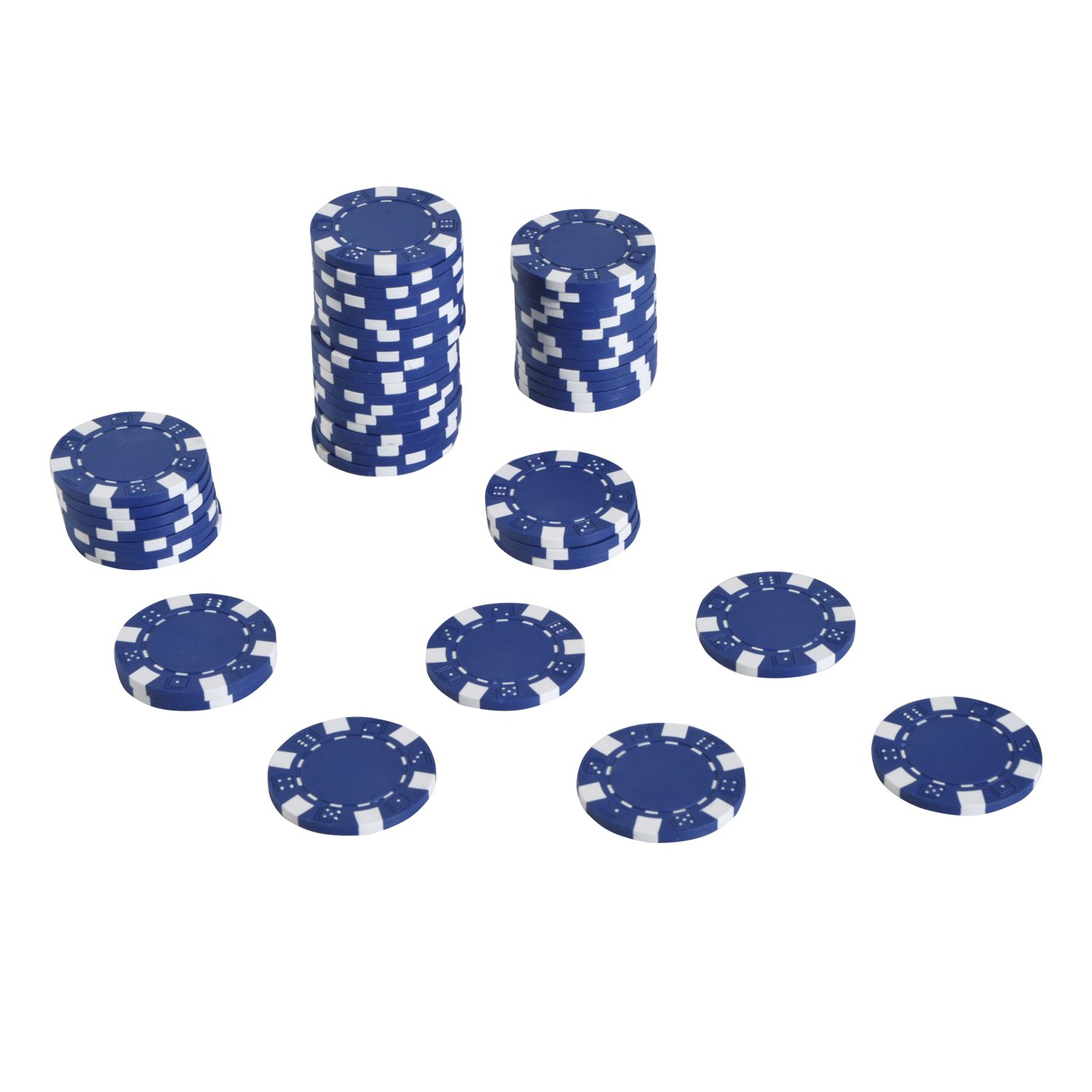 HOMCOM Valigetta Poker Professionale in Alluminio, Set Poker con 500 Fiches e 2 Mazzi per Texas Hold'em e Blackjack