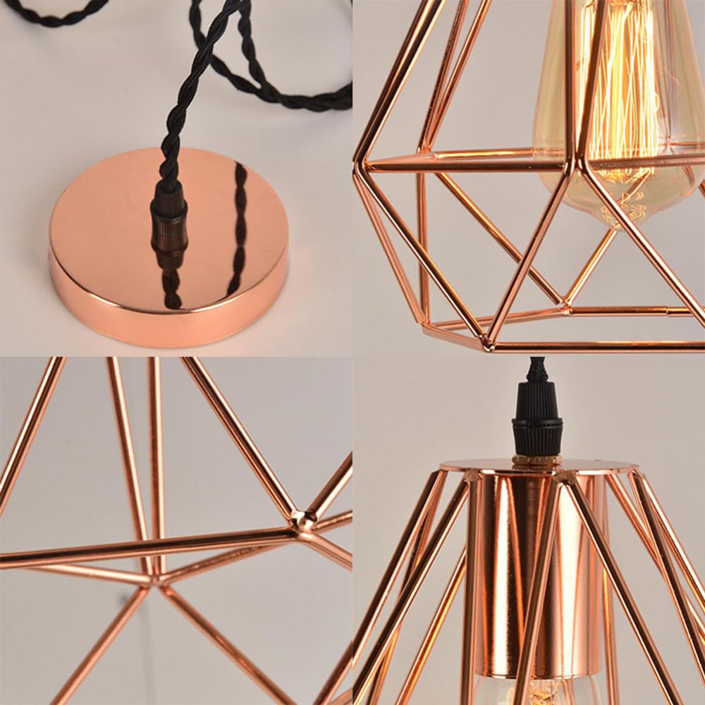 Lampa Wisząca E27 Z Pojedynczą Głowicą Żyrandol Industrialny Z Abażurem STVDEDG