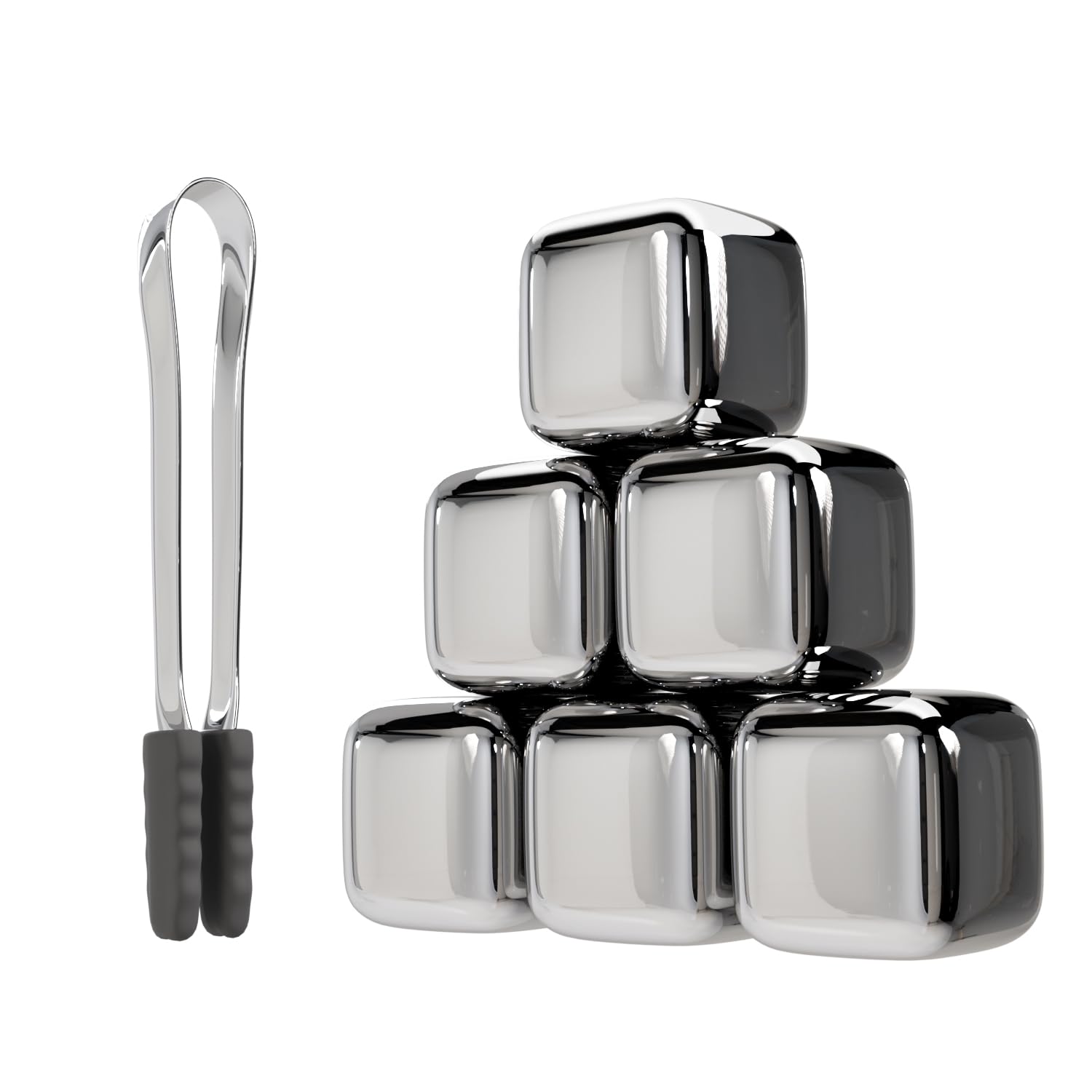 ShanSon Wine Chillers Metal Ice Cube 8 PCS Stainless Steel Whiskey Stones Reusable Whiskey Rocks Beverage Chilling Stones for Scotch and Bourbon Drinking Gifts Set for Men Dad Husband,Gold — Amazon image 10