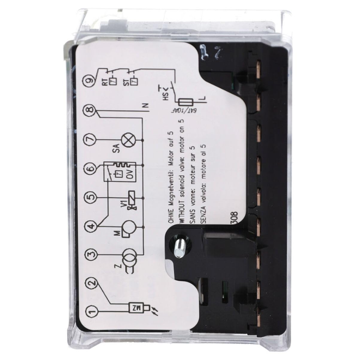 Resideo Satronic TF 834.3 - Dispositivo de control de aceite para Honeywell TF 734 / TF 834 / TF 834.1 / TF 834.2 / TF 834.3
