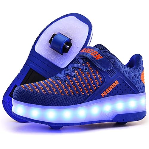 Ufatansy Roller Skate Shoes LED Light Up Shoes with Wheels Roller Shoes USB Rechargealbe Shoes Kids Gifts
