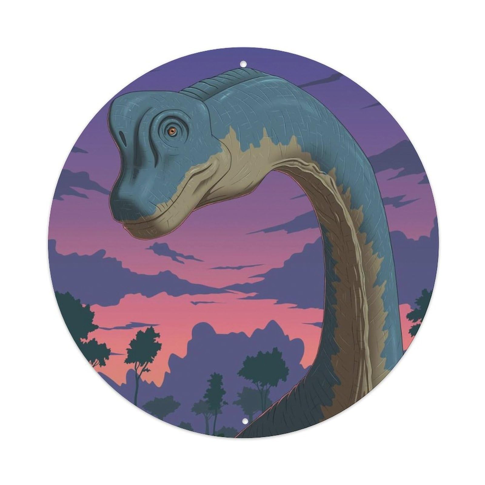 Nosauria Animal Brachiosaurus Extinct Animals Metal Tin Sign