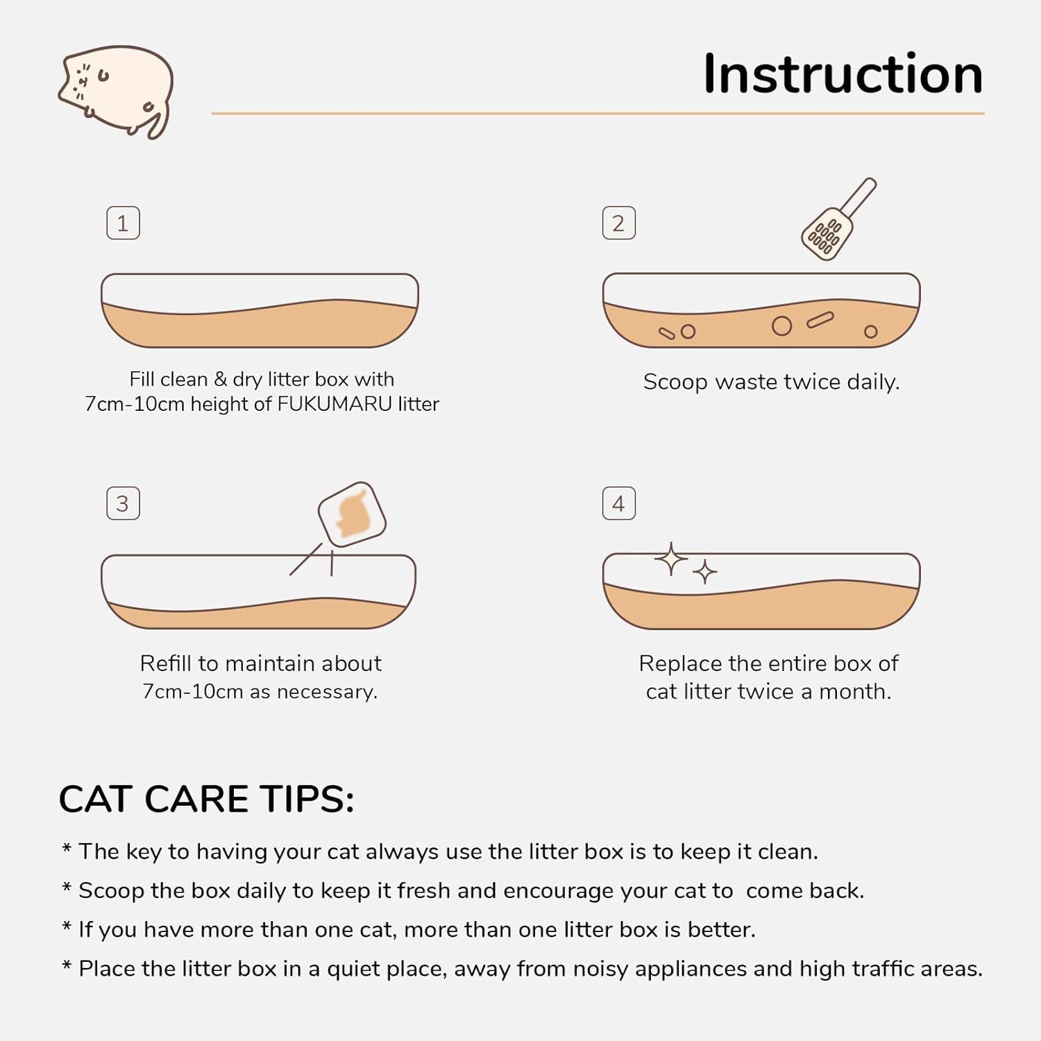 FUKUMARU Tofu Cat Litter, Clumping Litter for Cats, 19L Mixed Apple Wood Pellets, Dust-free and Easy Clumping, Odour Control, Flushable, Direct to Toliet,Low Residue 8 61lVODw+hNL. AC SL1500