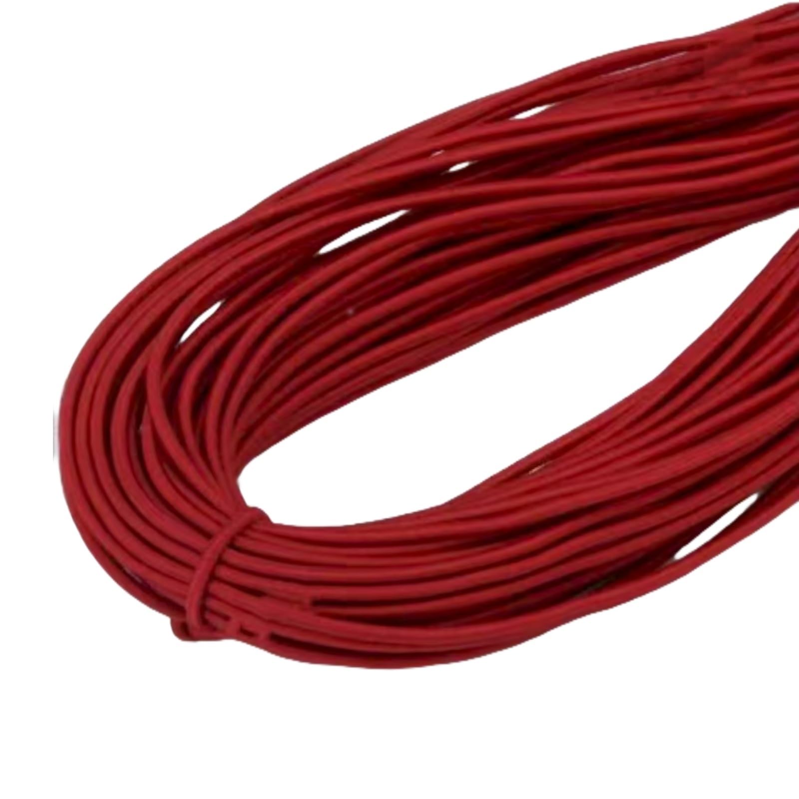 Bunte 2 mm runde elastische Schnur, 5 Meter, dehnbares Schnurseil for DIY-Nähzubehör, 1 Stück(Burgundy)