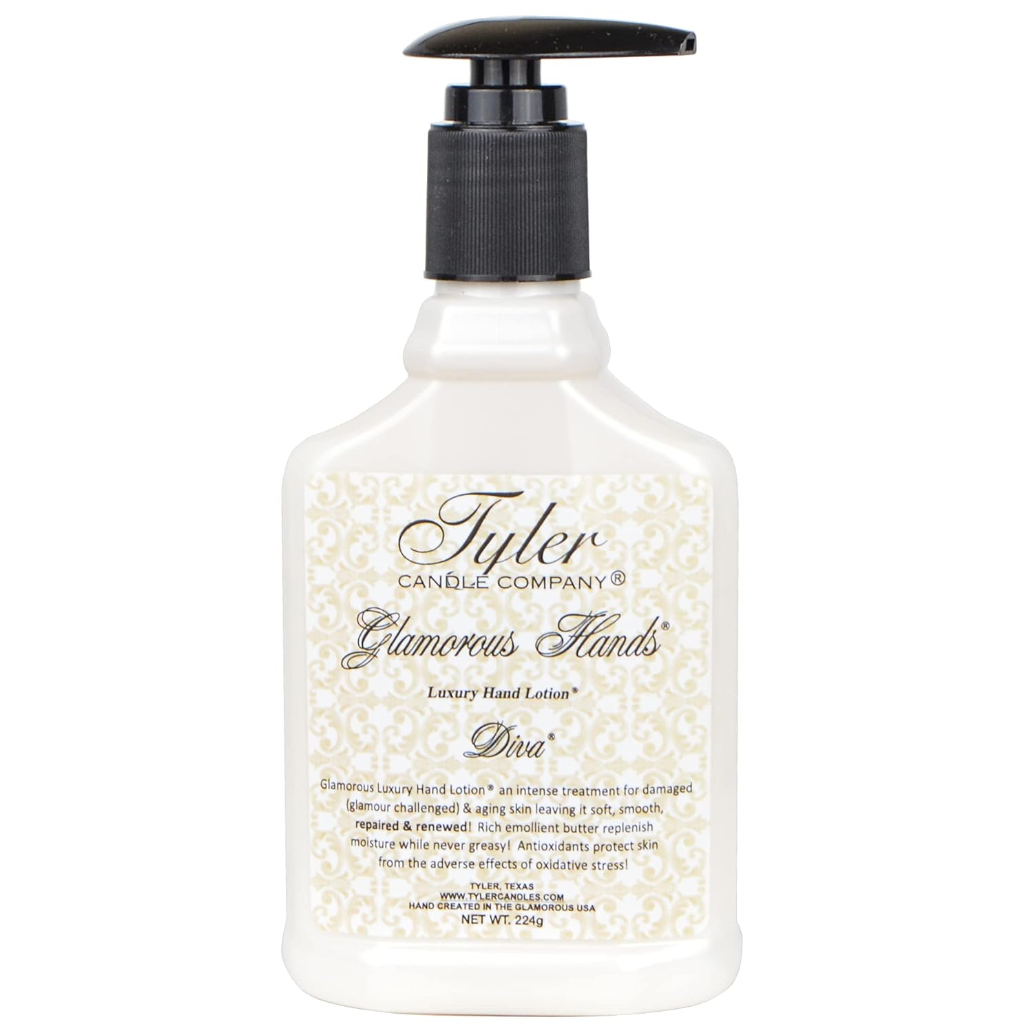 Lumintrail Tyler Glamorous Hands Luxury Hand Lotion 224 grams, Diva, Set of 2, Bundle with a Degreaser Pen