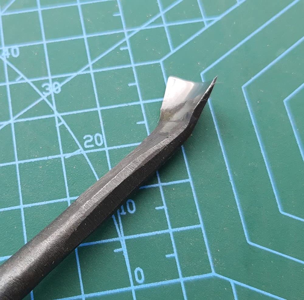 Scalpello per fori da scavo da 0,5-2 cm Coltello da intaglio per la lavorazione del legno per piatto cucchiaio, 5 dimensioni 1 pz