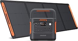 Jackery Solar Generator 2000 v2 with 200W Solar Panels, 2042Wh/2200W LiFePo4 Portable Power Station, USB-C PD 100W Fast Charging for Road Trips/RVing/Outdoor Camping/Daily Energy Storage
