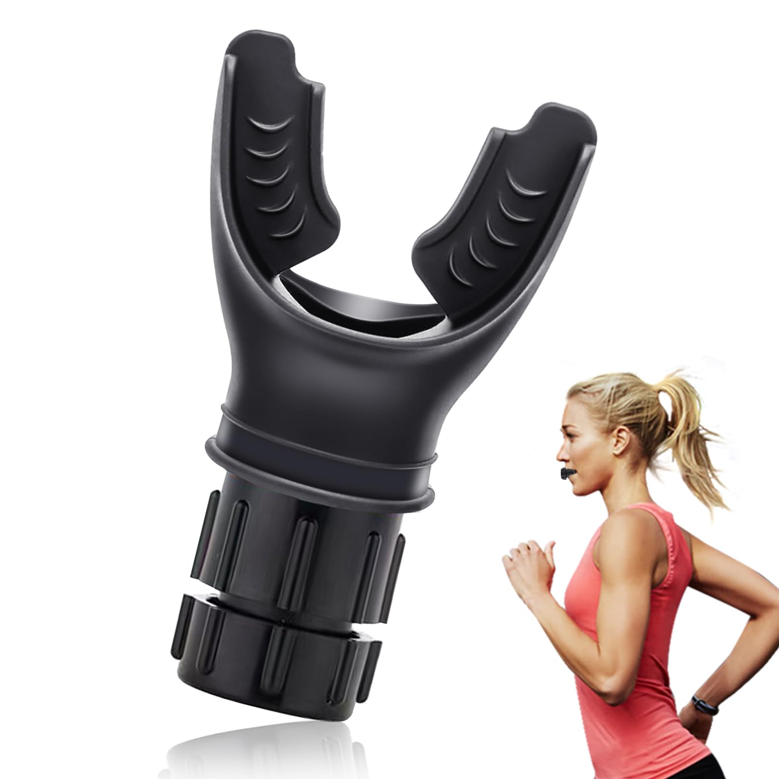 Pulmonary Exercise Device, Portable Respirator Trainer for Lungs, Respiratory Training Tool with Adjustable Resistors for Pulmonary Capacity Improvement (Black)-image-19