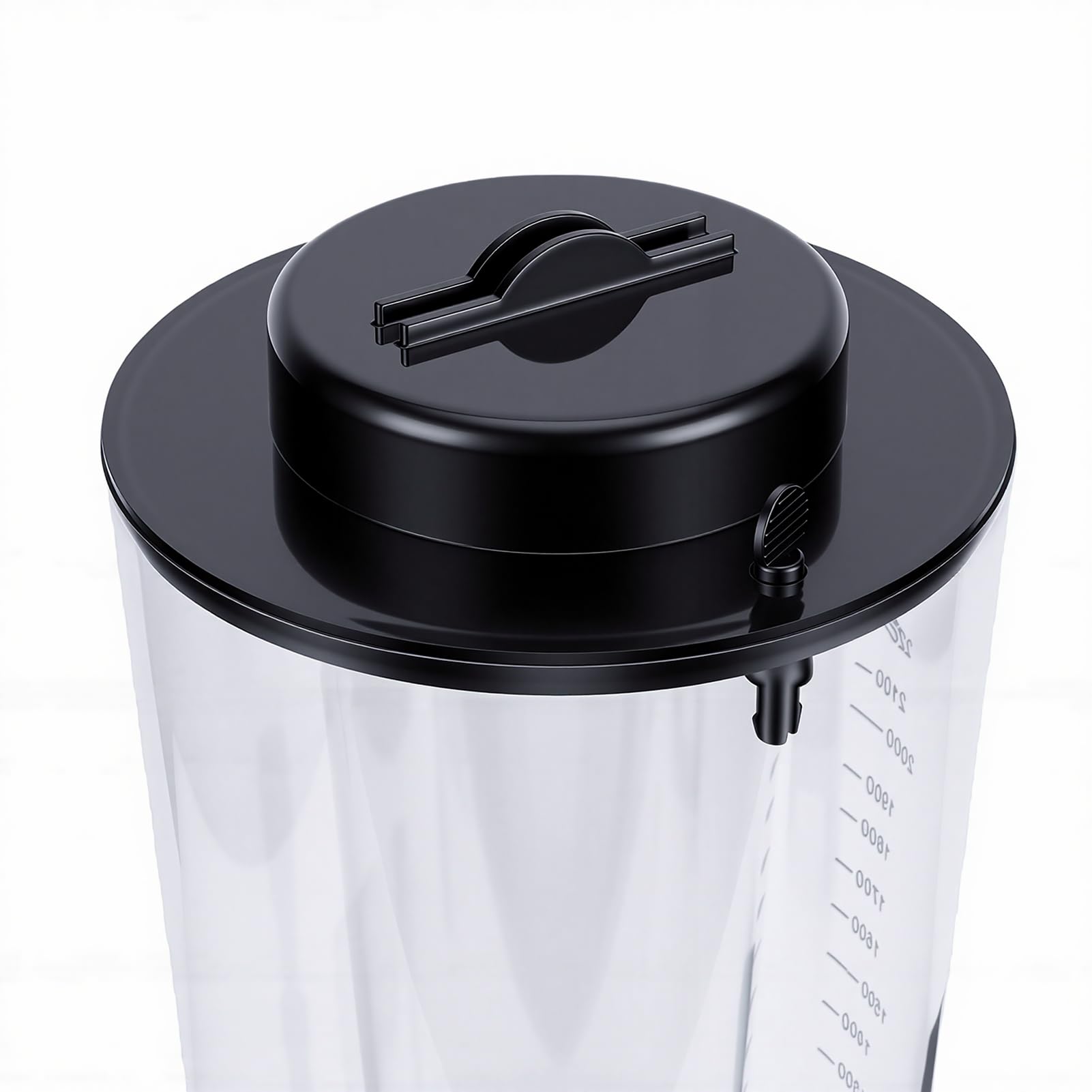 TOPINCN Dyspenser Napojów z rurką na Lód i światłem LED, Plastikowa Wieża | 2,5L Duża Pojemność, Grubościenna Przezroczysta Obudowa, Wyjmowany Lodowy do Szybkiego Chłodzenia, Robustna Podstawa dla
