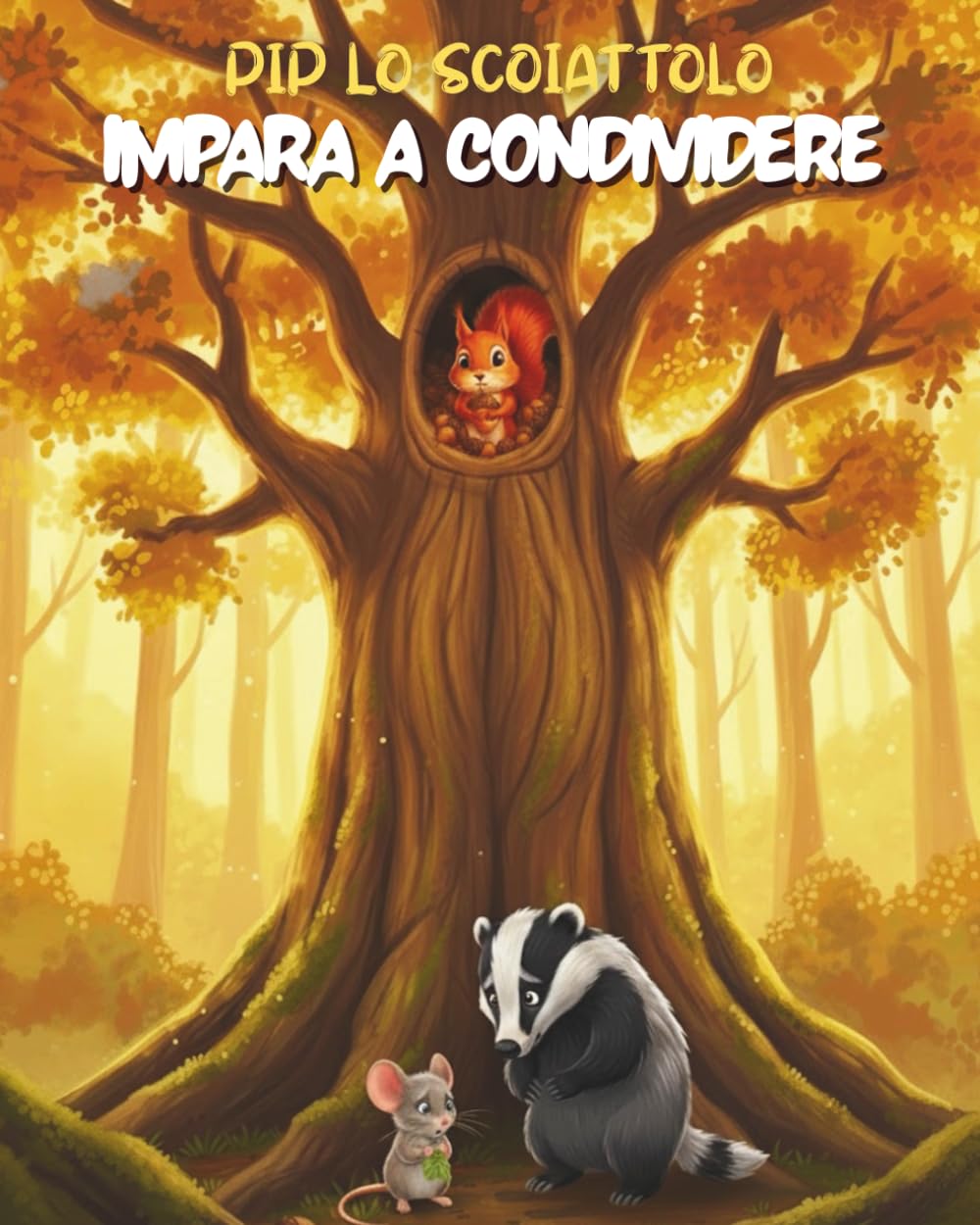 PIP LO SCOIATTOLO IMPARA A CONDIVIDERE: Una commovente favola della buonanotte sulla gentilezza, l'amicizia e la gioia di dare